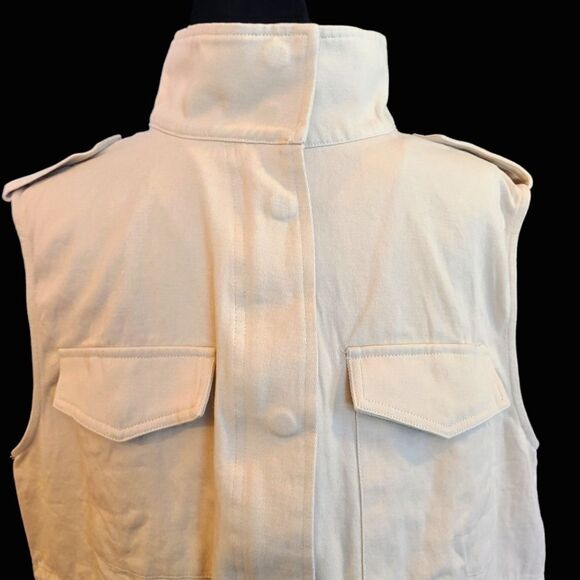 Utility Vest Unisex Technical Sport Jacket Cotton Canvas‎ sz XXL New With Tags - Picture 4 of 13